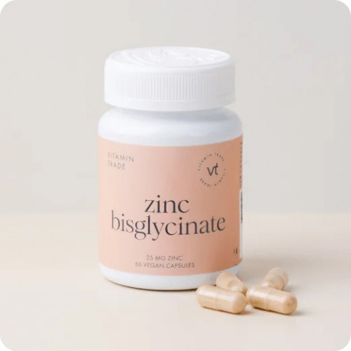 VITAMIN TRADE Zinc bisglycinate / Цинка бисглицинат / 60 капсул VITAMIN TRADE Zinc bisglycinate / Цинка бисглицинат / 60 капсул